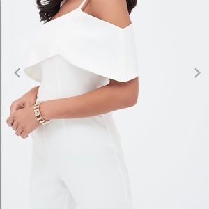 Lavish Alice White Jumpsuit